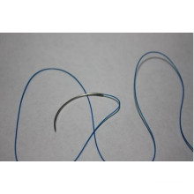 Medical Sterile Non Absorbable Polyester Suture with Needle